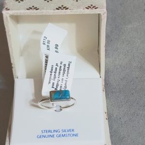 Oyster Copper Turquoise Ring